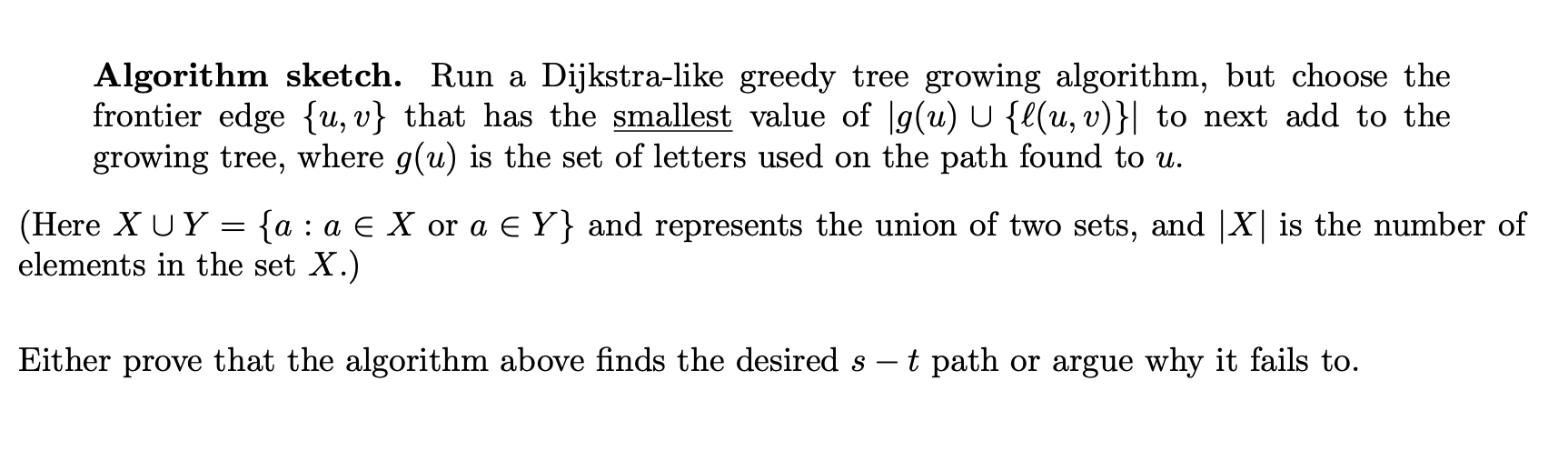 Solved You Are Given An Undirected Graph G V E With Chegg Com