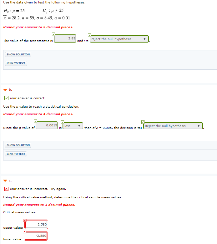 Solved Use The Data Given To Test The Following Hypotheses Chegg