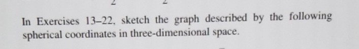 Solved In Exercises 13–22. sketch the graph described by the | Chegg.com