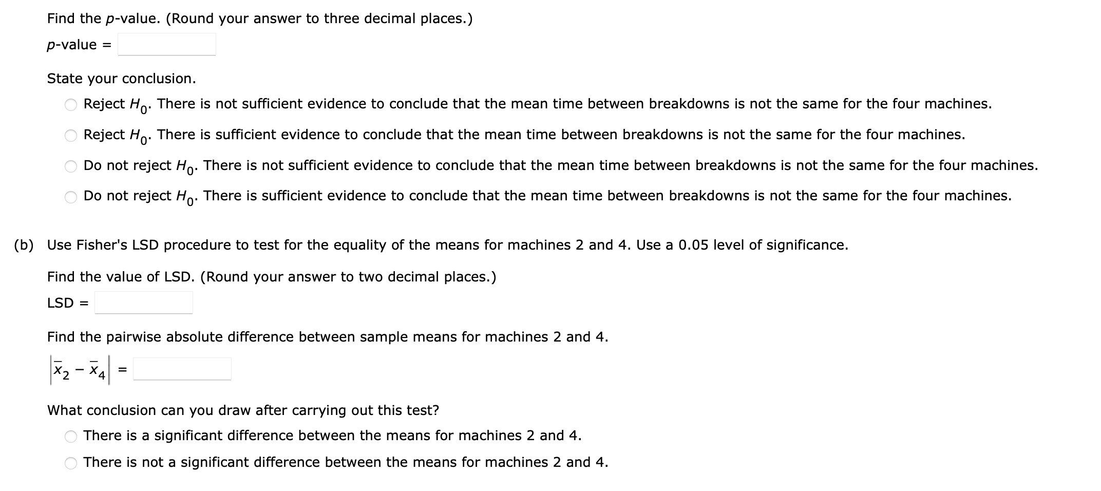 Solved To test for any significant difference in the number | Chegg.com