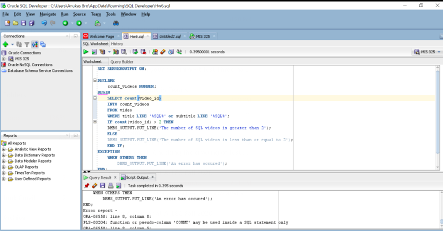 SQL Programming Question! I've been trying to work | Chegg.com