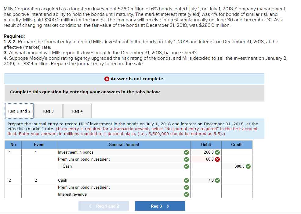 Solved Mills Corporation acquired as a longterm investment