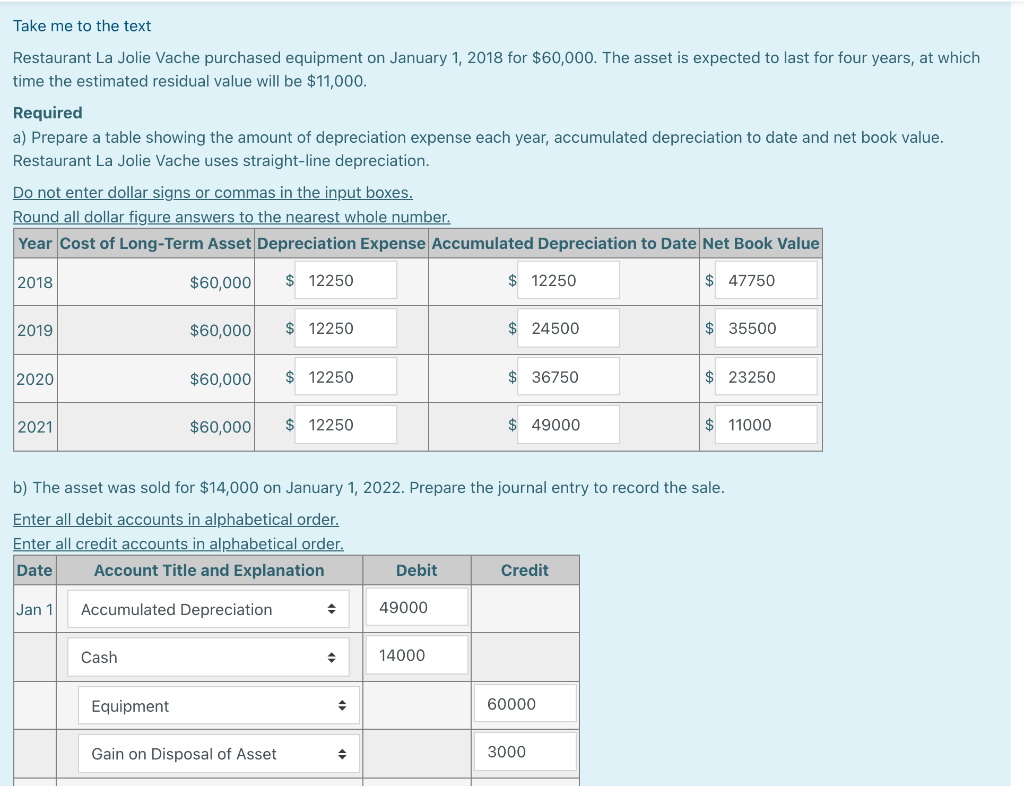 Solved Take me to the text Restaurant La Jolie Vache