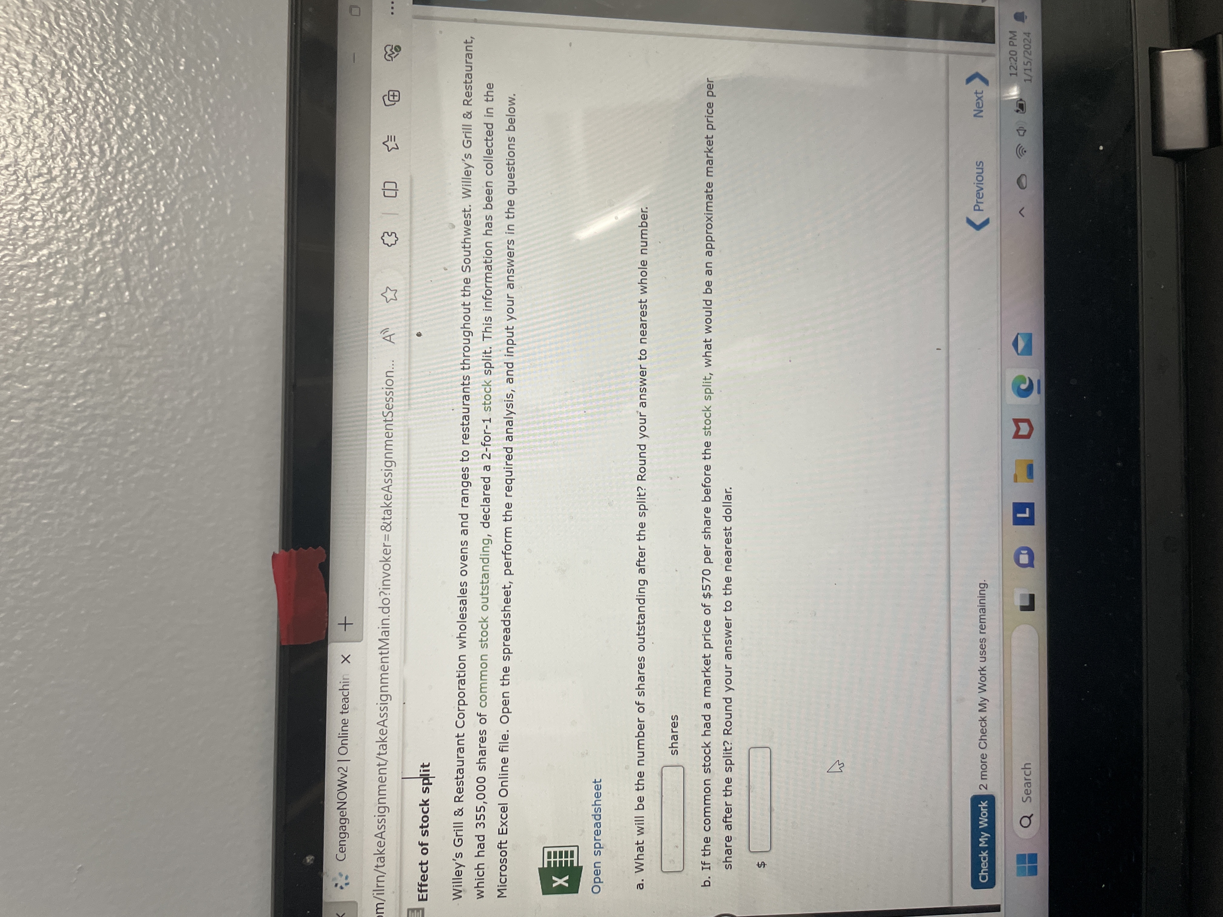 Solved I need help solving this please | Chegg.com