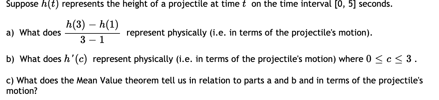 solved-suppose-h-t-represents-the-height-of-a-projectile-at-chegg