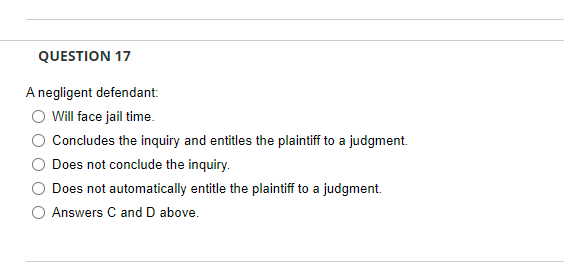 Solved QUESTION 21 This could prevent a plaintiff from | Chegg.com