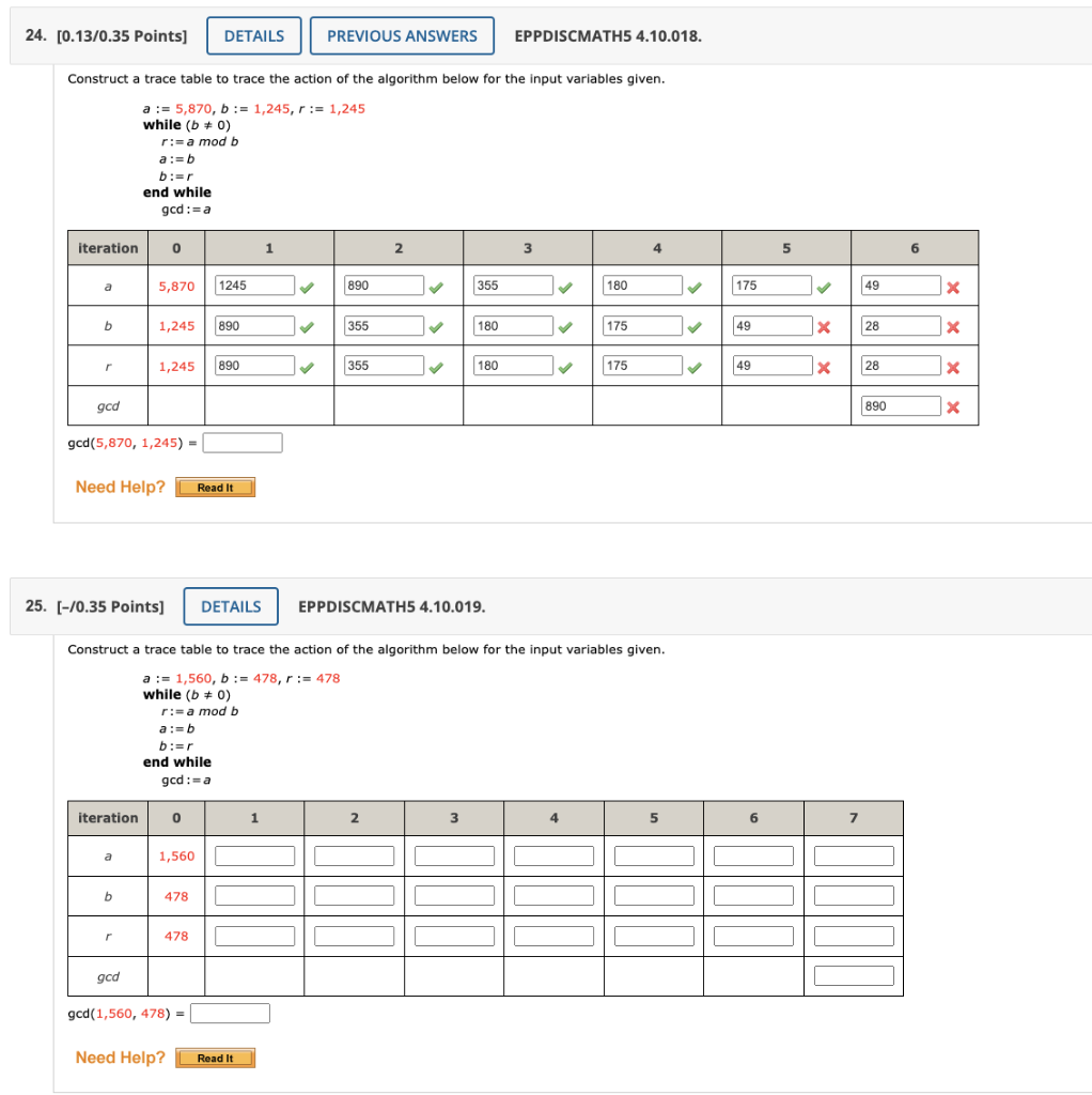Solved 24. [0.13/0.35 Points) DETAILS PREVIOUS ANSWERS | Chegg.com