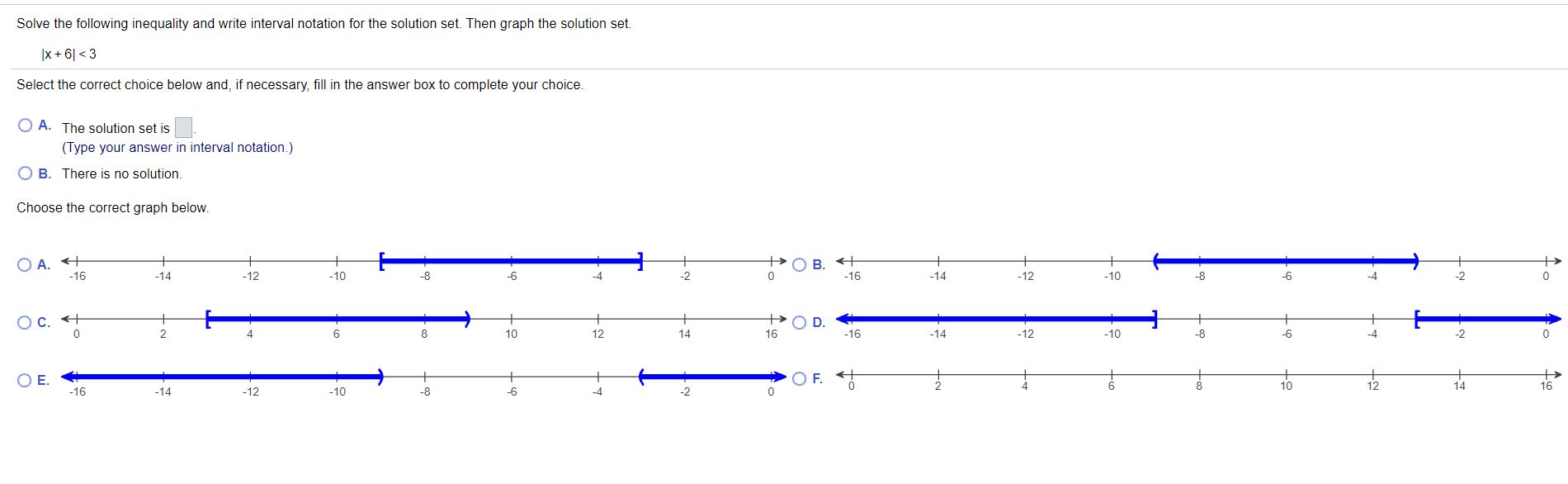 Solved Solve the following inequality and write interval | Chegg.com