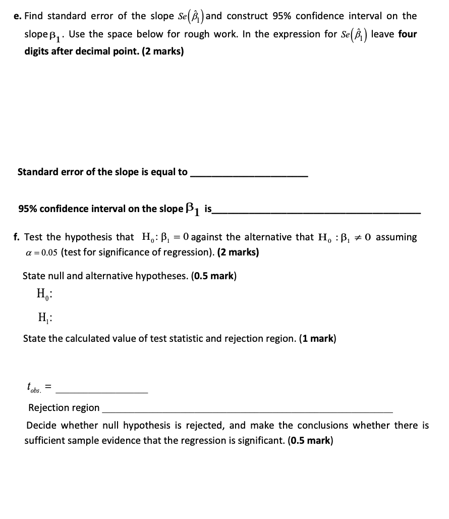 Solved 2. The Following Data Were Obtained In An Experiment | Chegg.com