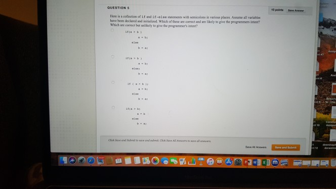 Solved QUESTION 1 10 points Save Answer Which of the | Chegg.com