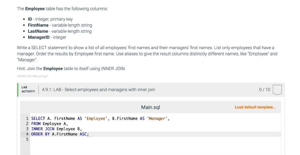 solved-the-employee-table-has-the-following-columns-id-chegg