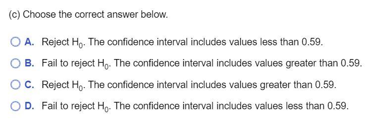 Solved The three confidence intervals to the right represent | Chegg.com