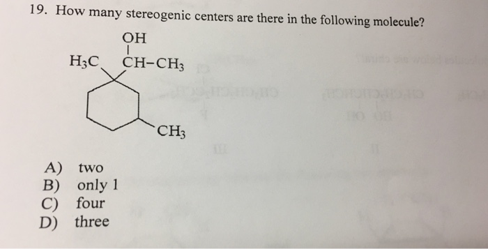 Solved How many stereogenic centers are there in the | Chegg.com