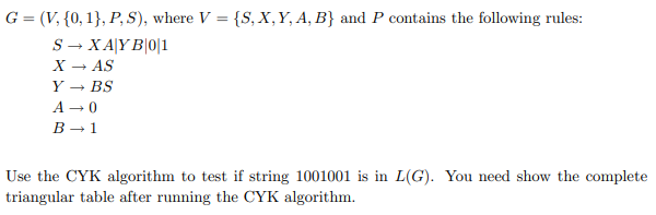 Solved G V 0 1 P S Where V S X Y A B And P C Chegg Com