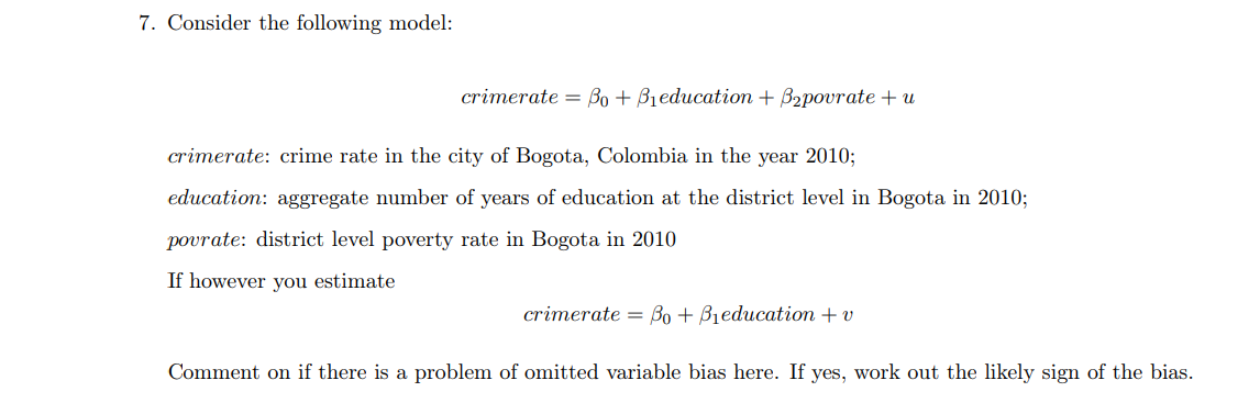 Solved ( ECONOMETRICS) | Chegg.com