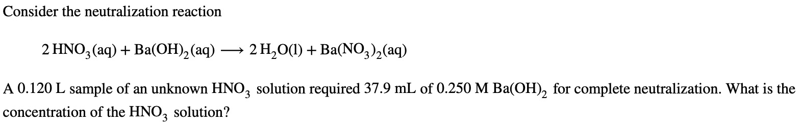 Solved Calculate the molarity of the two solutions. The | Chegg.com
