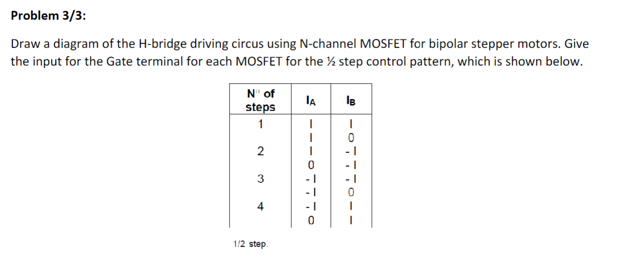 Draw a diagram of the H-bridge driving circus using | Chegg.com