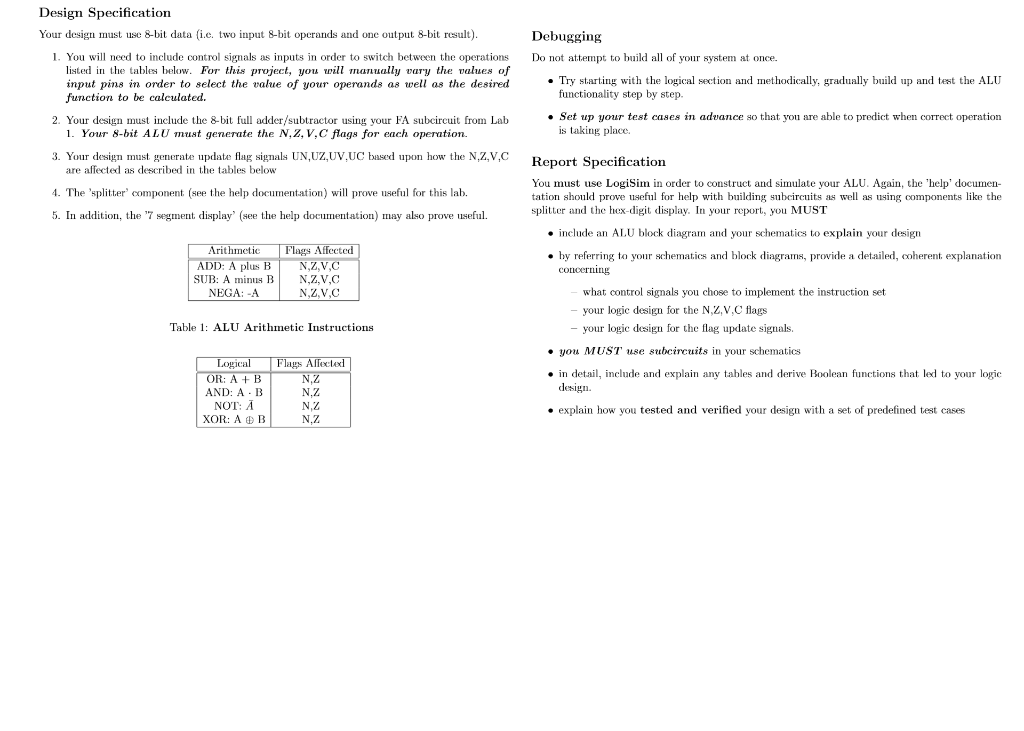 The Goal Of This Computer Lab Is To Design And Sim Chegg Com