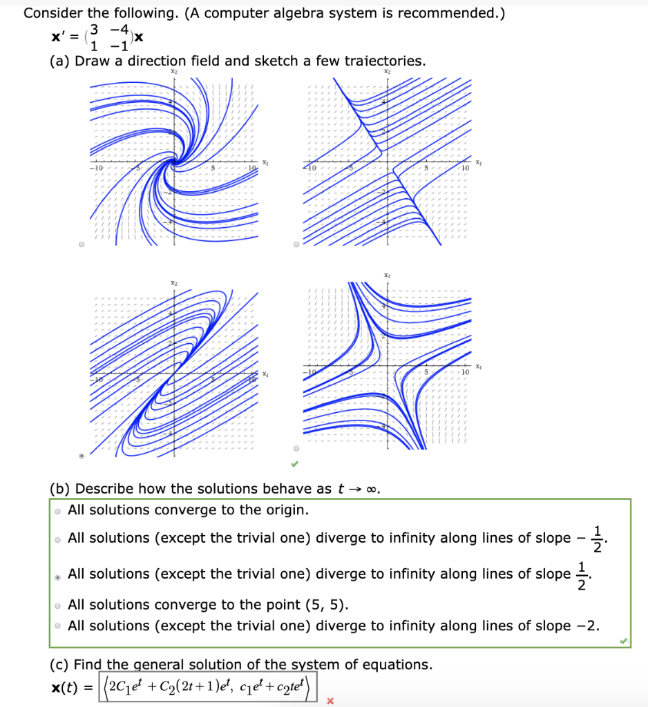 Solved Consider the following. (A computer algebra system is | Chegg.com