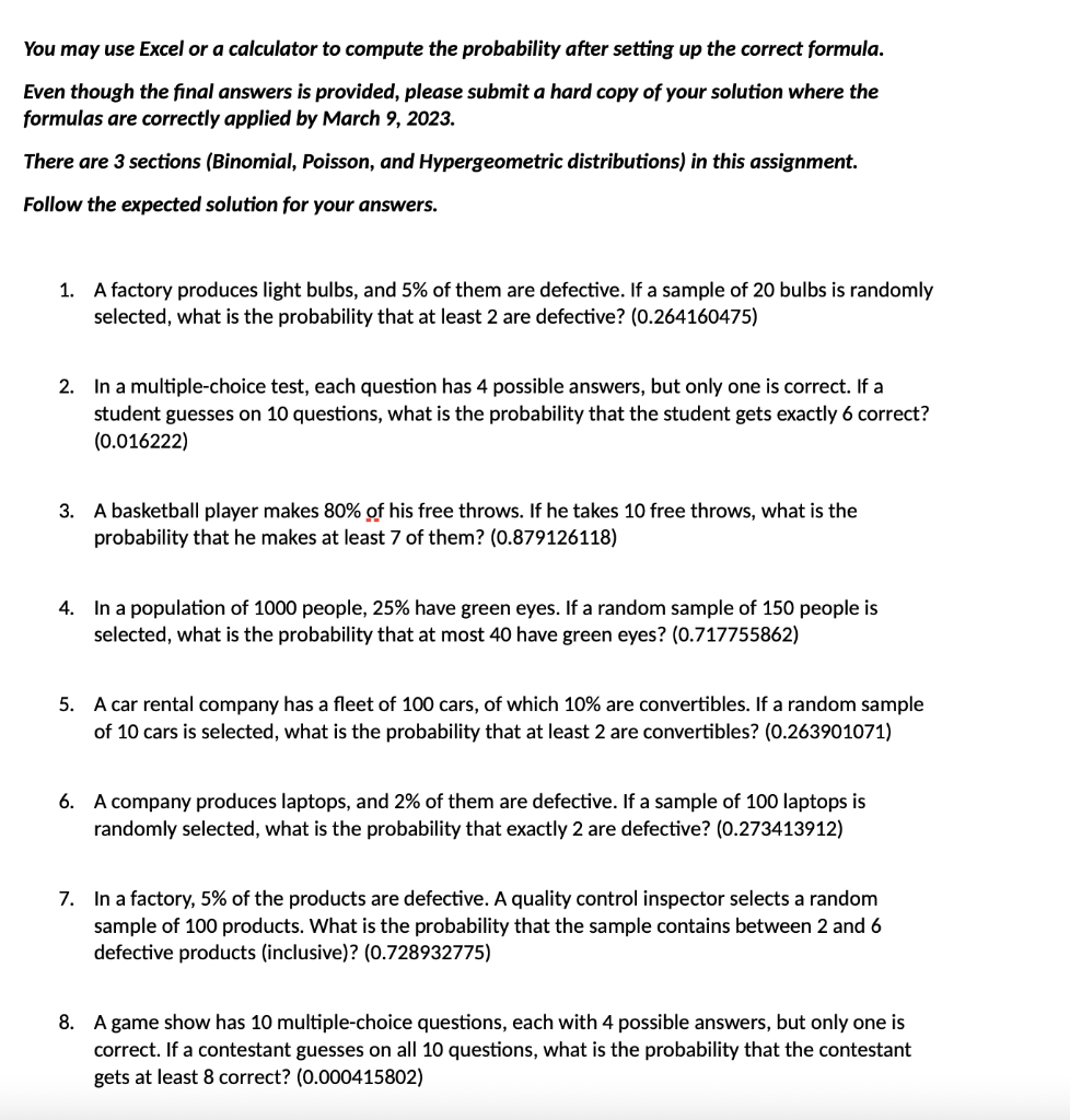 Solved There Are 3 Sections (Uniform, Exponential, And | Chegg.com