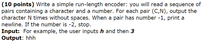 Solved Do it in c++, not python. Input and output should be | Chegg.com
