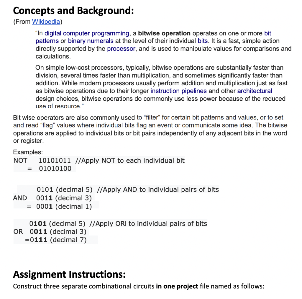 Solved Concepts and Background: (From Wikipedia) “In digital | Chegg.com