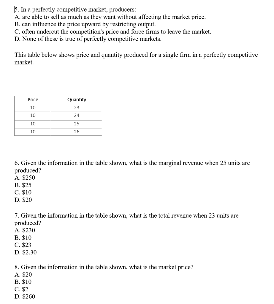 solved-in-a-perfectly-competitive-market-producers-a-chegg