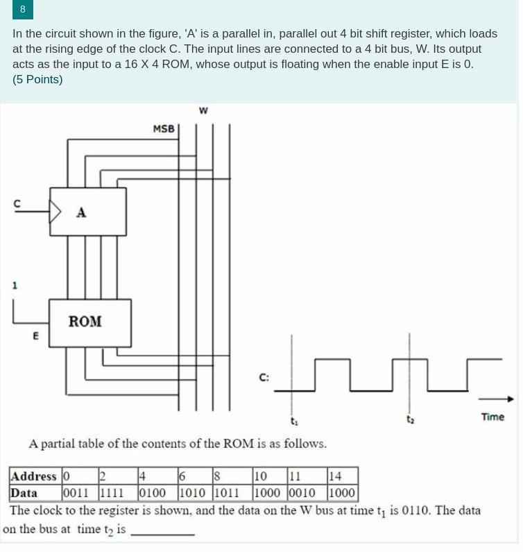 Solved 8 In the circuit shown in the figure, 'A' is a | Chegg.com
