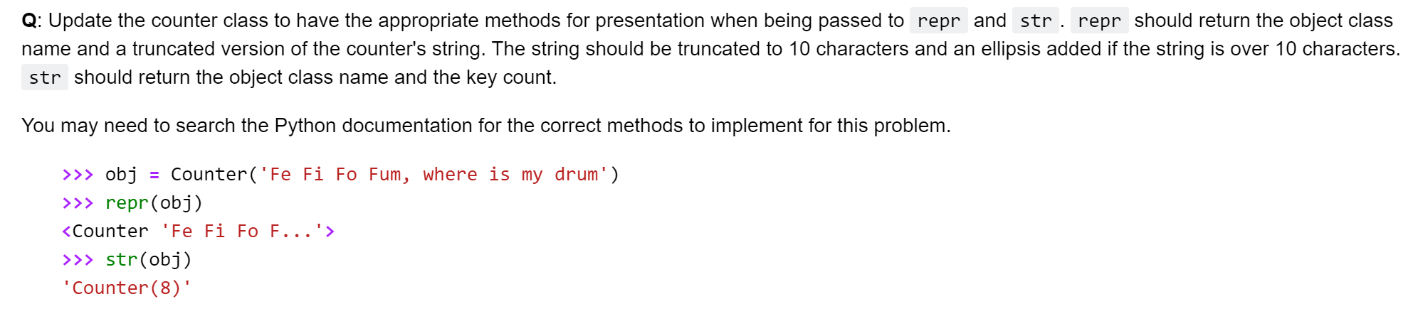 Solved Python OOP For reference, the code to be updated is | Chegg.com