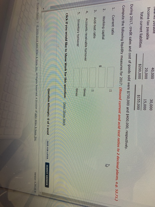 Solved Exercise 193 Booker Corporation had the following | Chegg.com