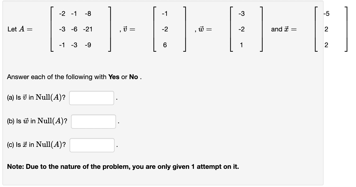 Solved Let A=⎣⎡−2−3−1−1−6−3−8−21−9⎦⎤,v=⎣⎡−1−26⎦⎤,w=⎣⎡−3−21⎦⎤ | Chegg.com
