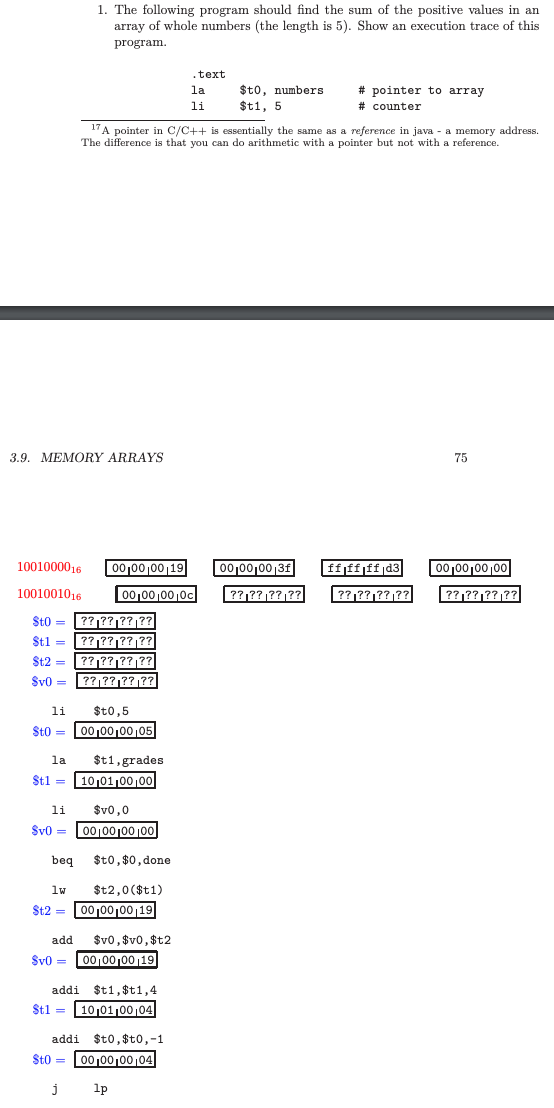 1. The following program should find the sum of the | Chegg.com