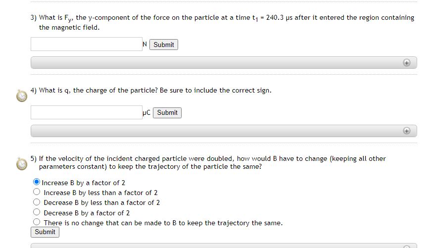 Solved Motion In A Magnetic Field 1 723 4 6 A Charged Pa Chegg Com