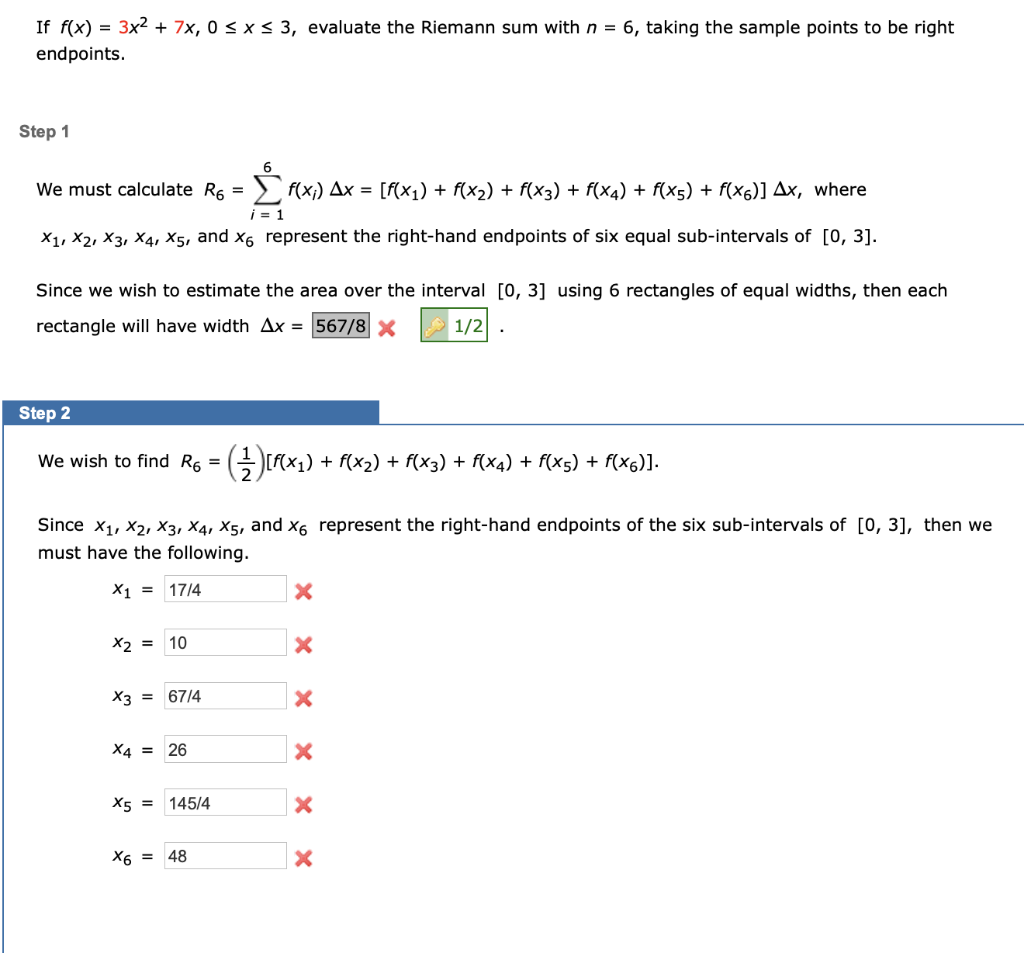 solved-if-f-x-3x2-7x-0-sxs-3-evaluate-the-riemann-sum-chegg