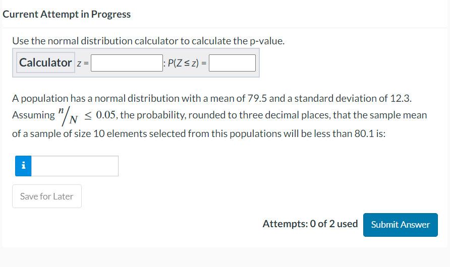 Solved Use the normal distribution calculator to calculate | Chegg.com