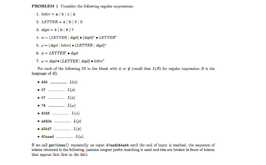 Solved 1. Consider the expression of the following