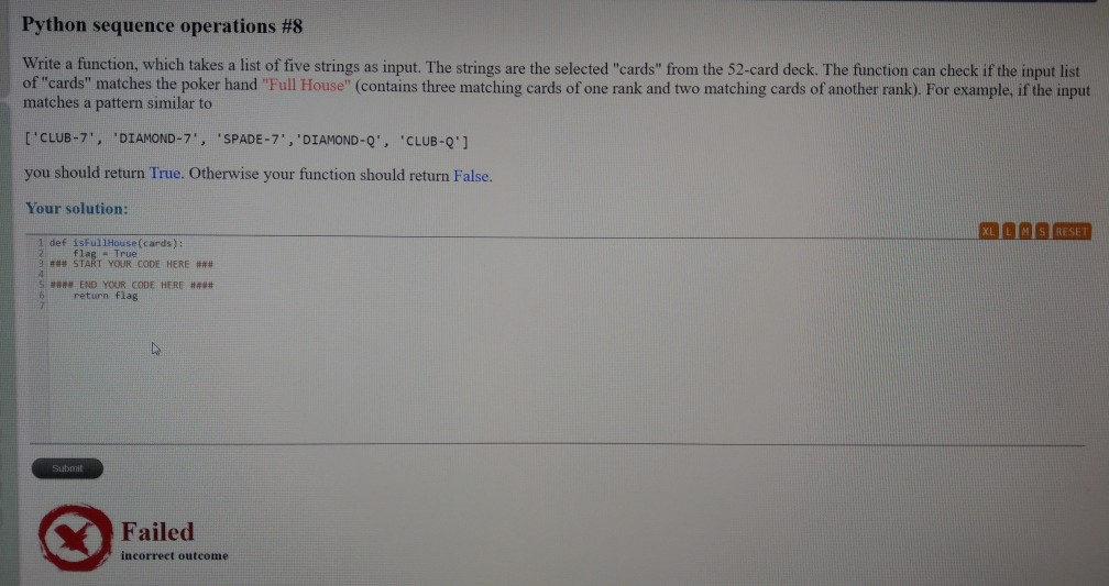 Solved Python sequence operations #8 Write a function, which | Chegg.com