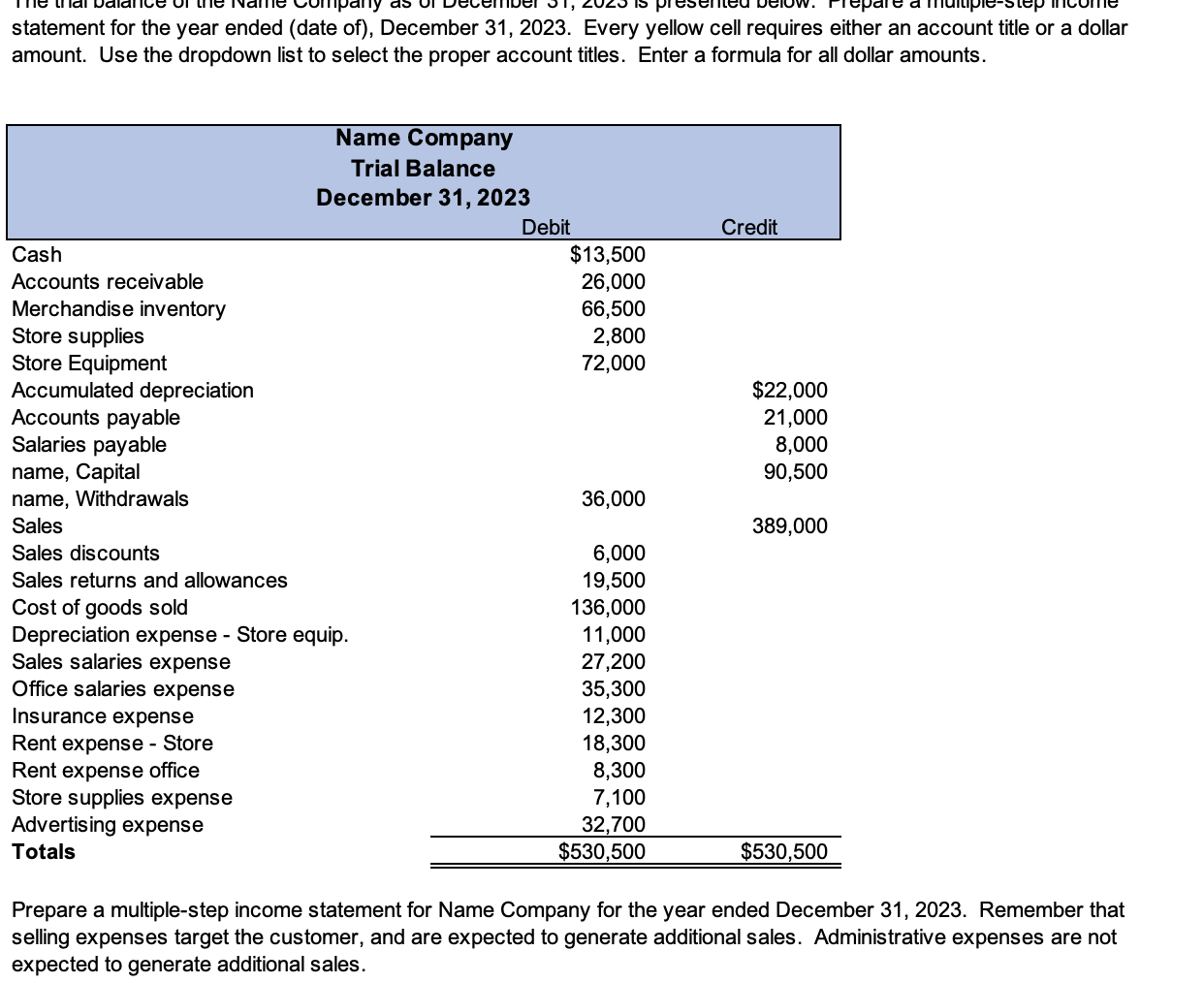 Solved Statement For The Year Ended Date Of December 31