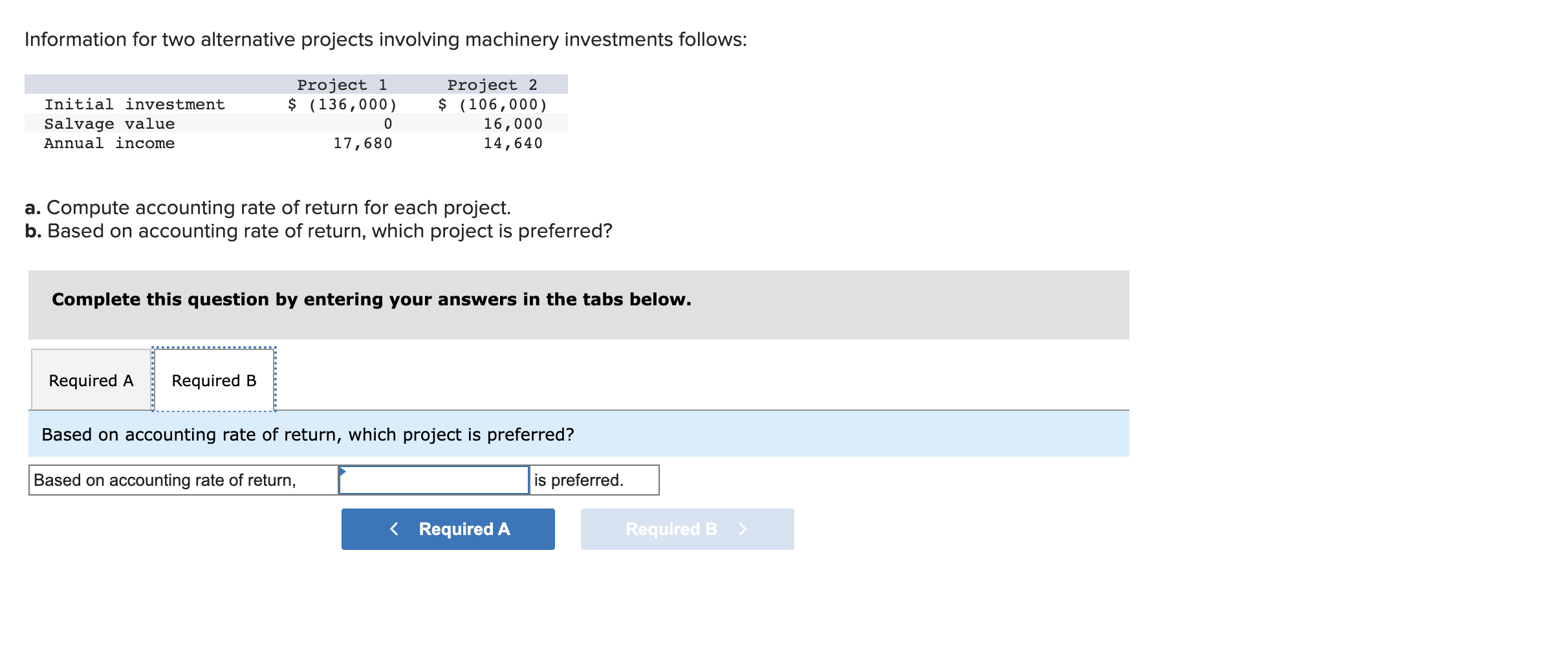 solved-information-for-two-alternative-projects-involving-chegg