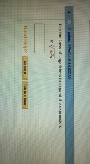 solved-use-the-laws-of-logarithms-to-expand-the-expression-chegg