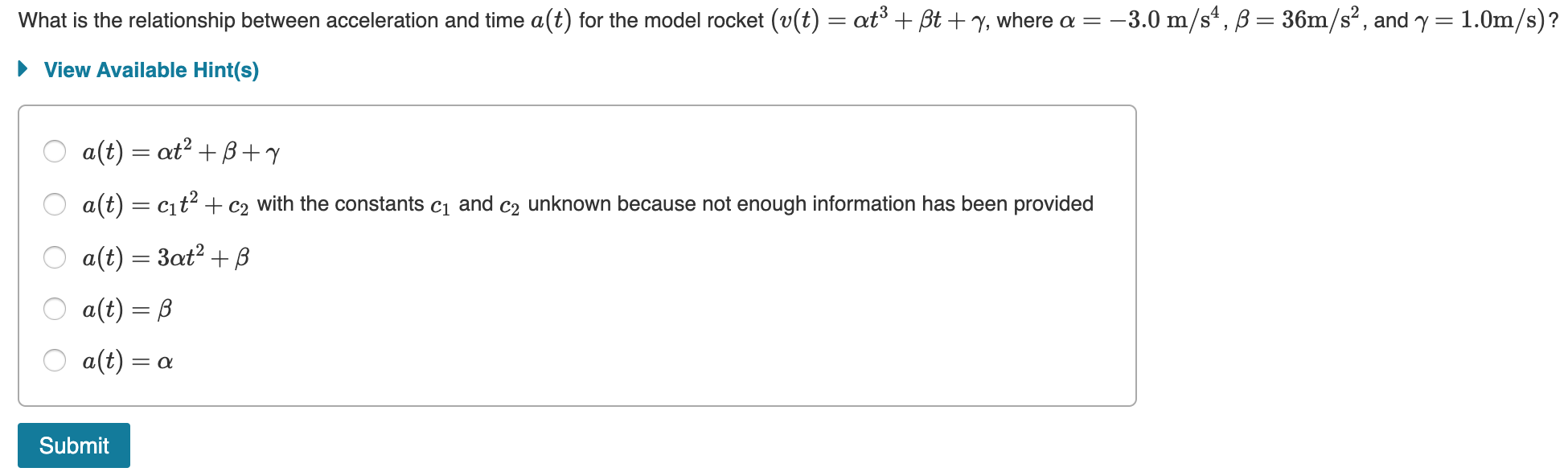 Solved What is the relationship between acceleration and