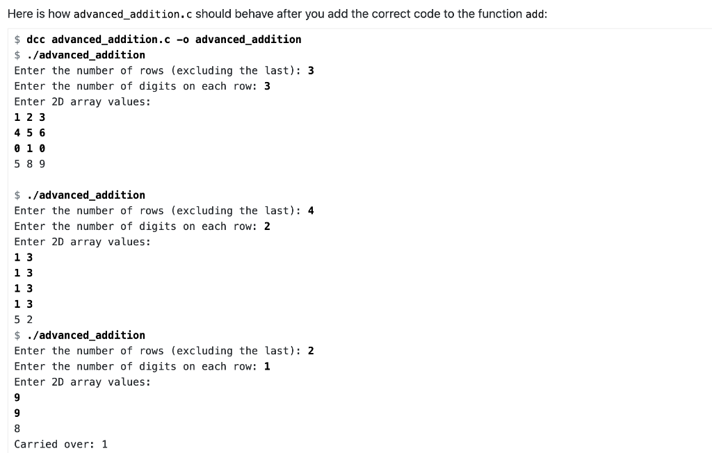 Solved Your task is to add code to this function in | Chegg.com