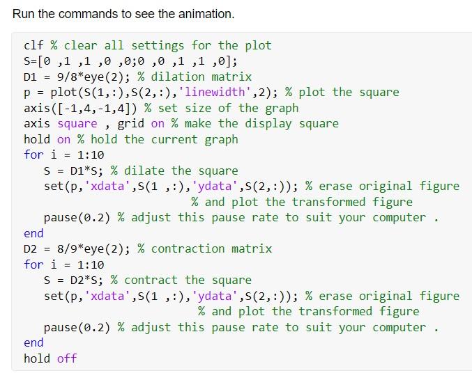 Solved Help with MATLAB please Please look at example 6 | Chegg.com