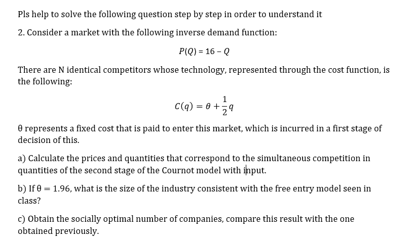 Solved = Pls help to solve the following question step by | Chegg.com