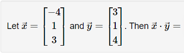 Let ž= -47 Г37 1 and y = 1 . Then t •y= 3