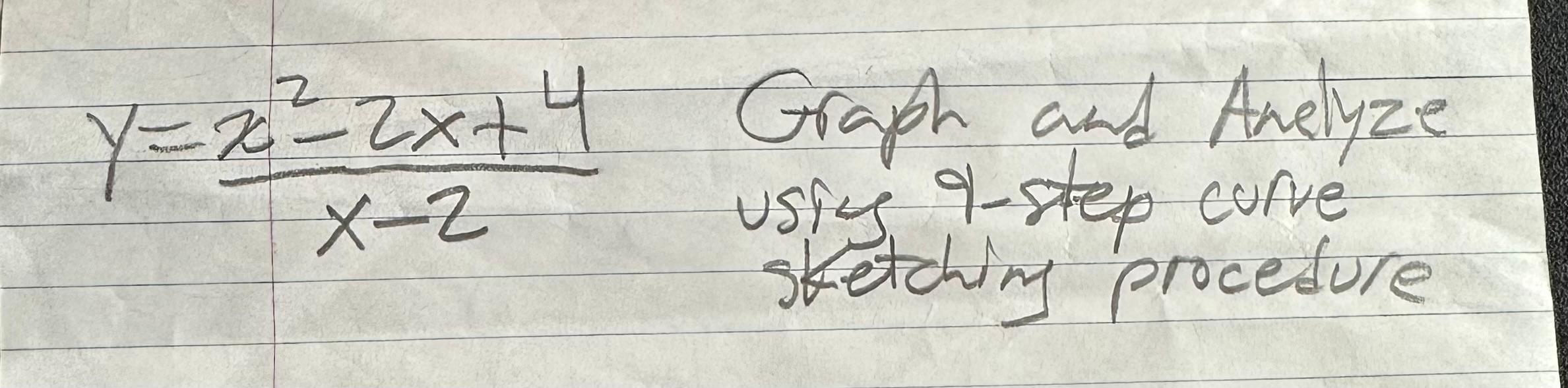 solved-y-x-2x2-2x-4-graph-and-anelyze-sketching-procedure-chegg