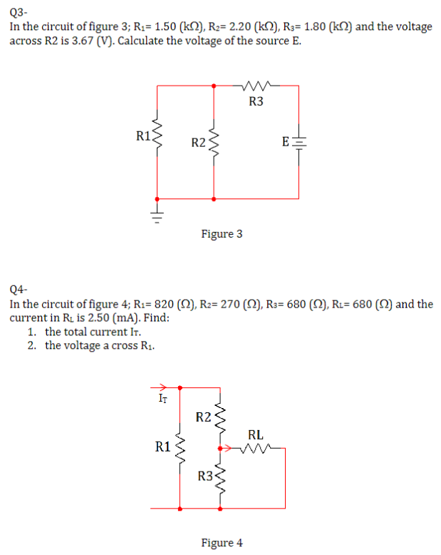 Solved Q3- In the circuit of figure | Chegg.com