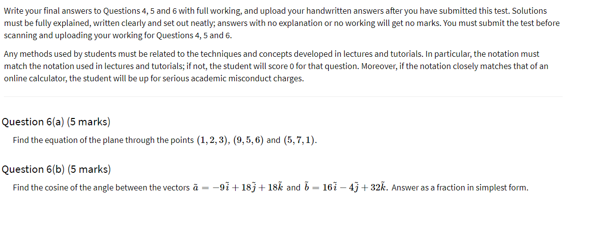 Solved Write your final answers to Questions 4, 5 and 6 with | Chegg.com