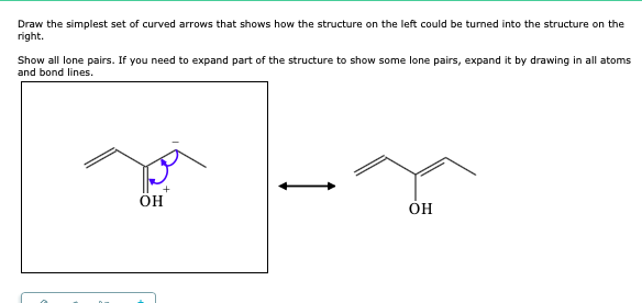 Solved Draw the simplest set of curved arrows that shows how | Chegg.com