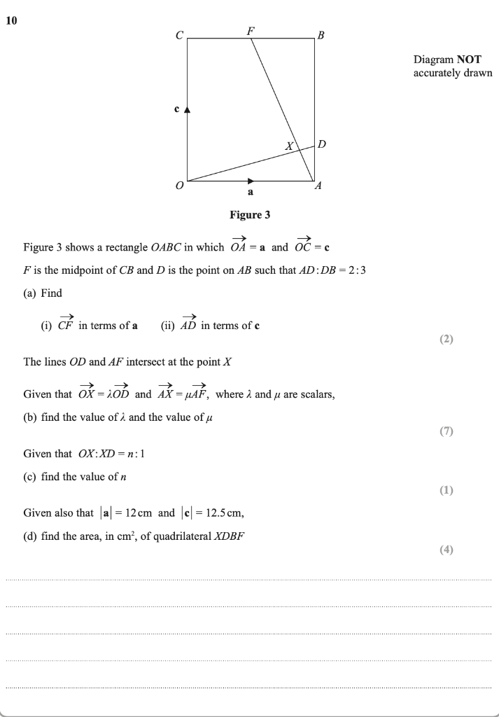 Solved 10 B Diagram NOT Accurately Drawn C D A Figure 3 | Chegg.com